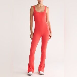 Free People Red Jumpsuit